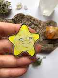 Pin y llavero de acrílico "estrellita"