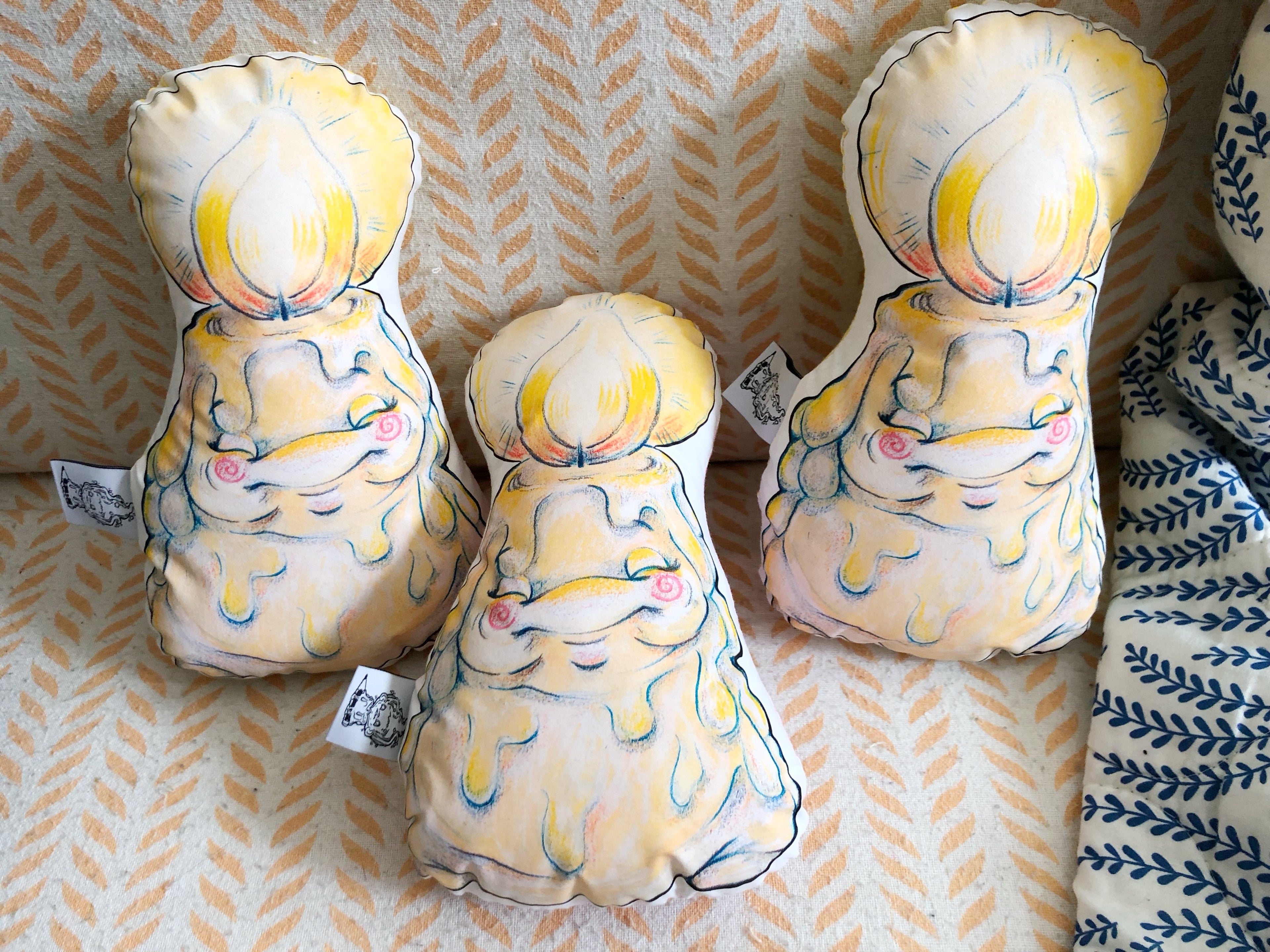 Muñeco de tela "vela"