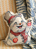 Muñeco de tela "muñeco de nieve"