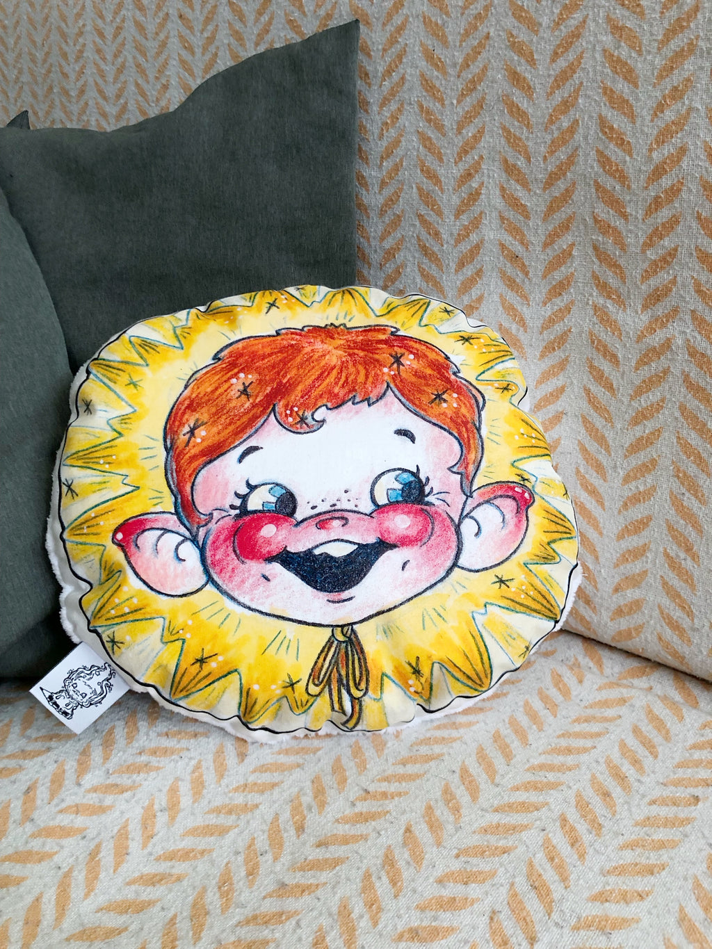 Cojín decorativo "Duende estrella"