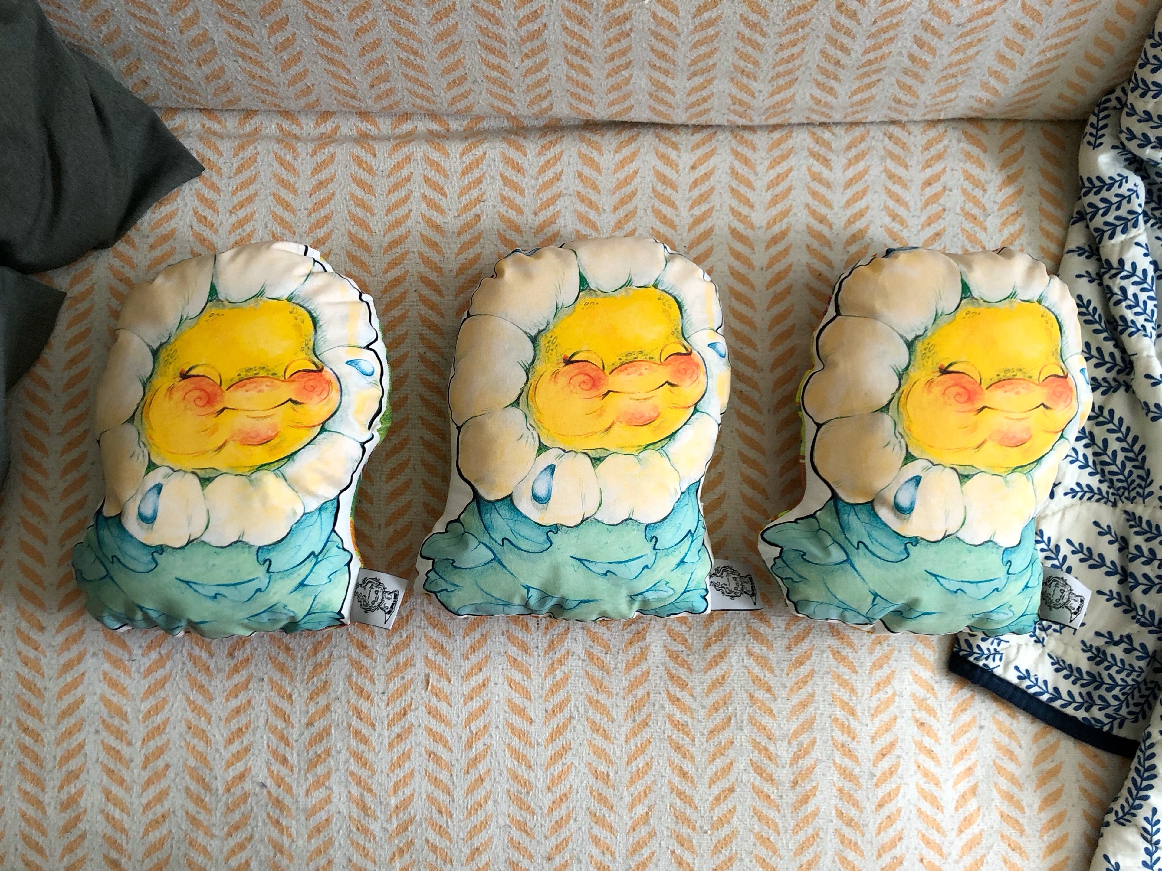 Muñeco de tela "margarita"