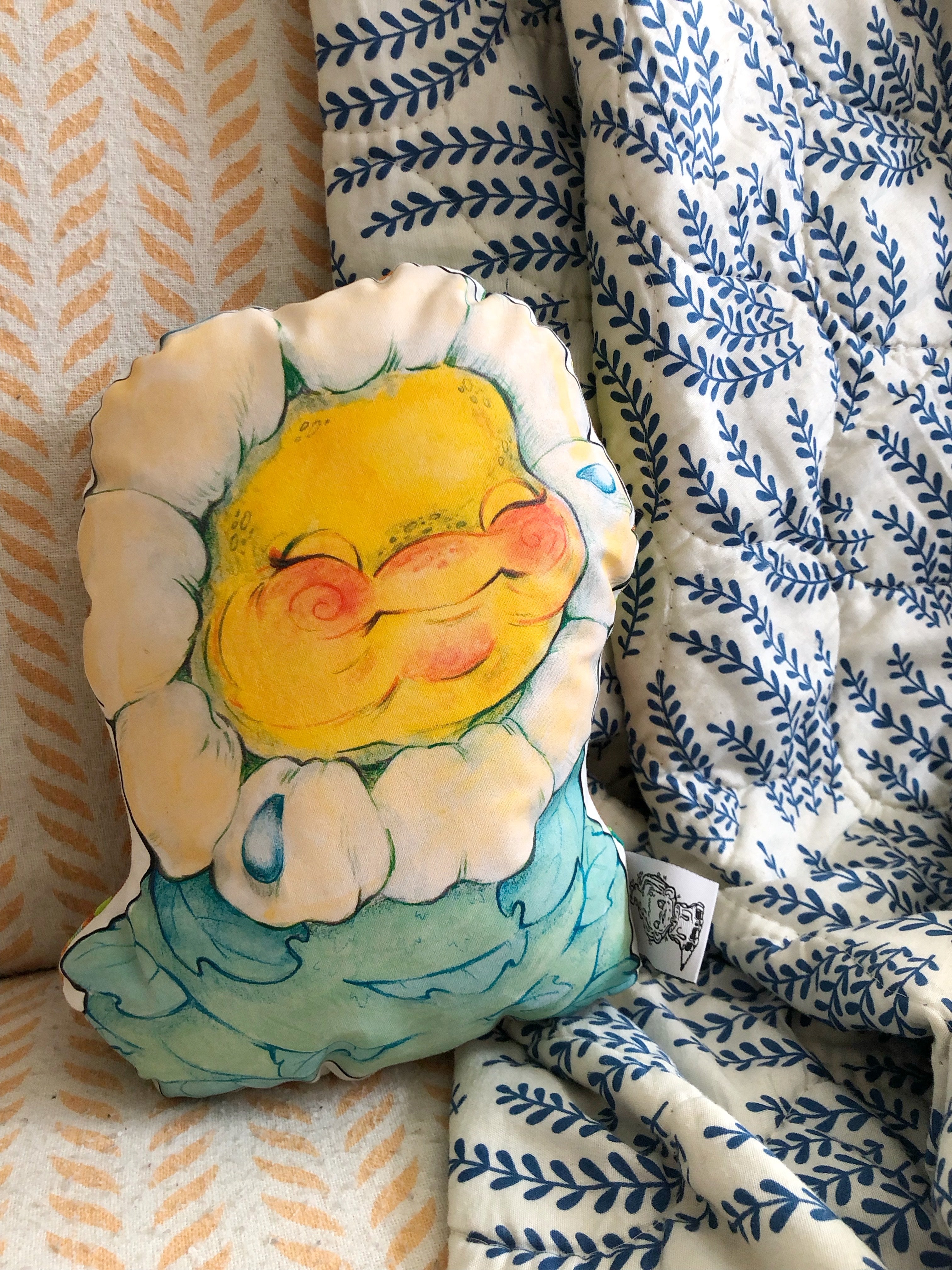 Muñeco de tela "margarita"