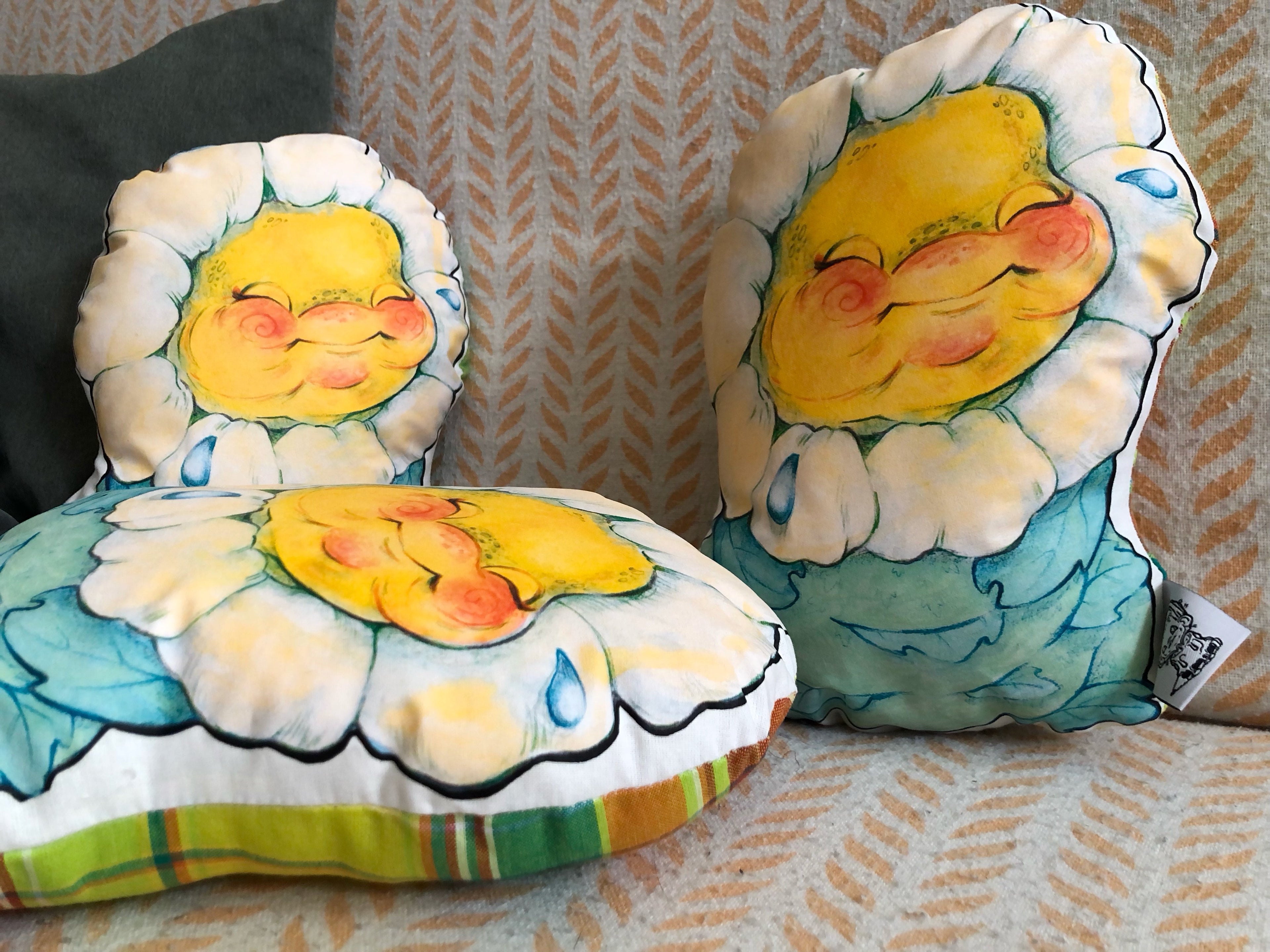 Muñeco de tela "margarita"