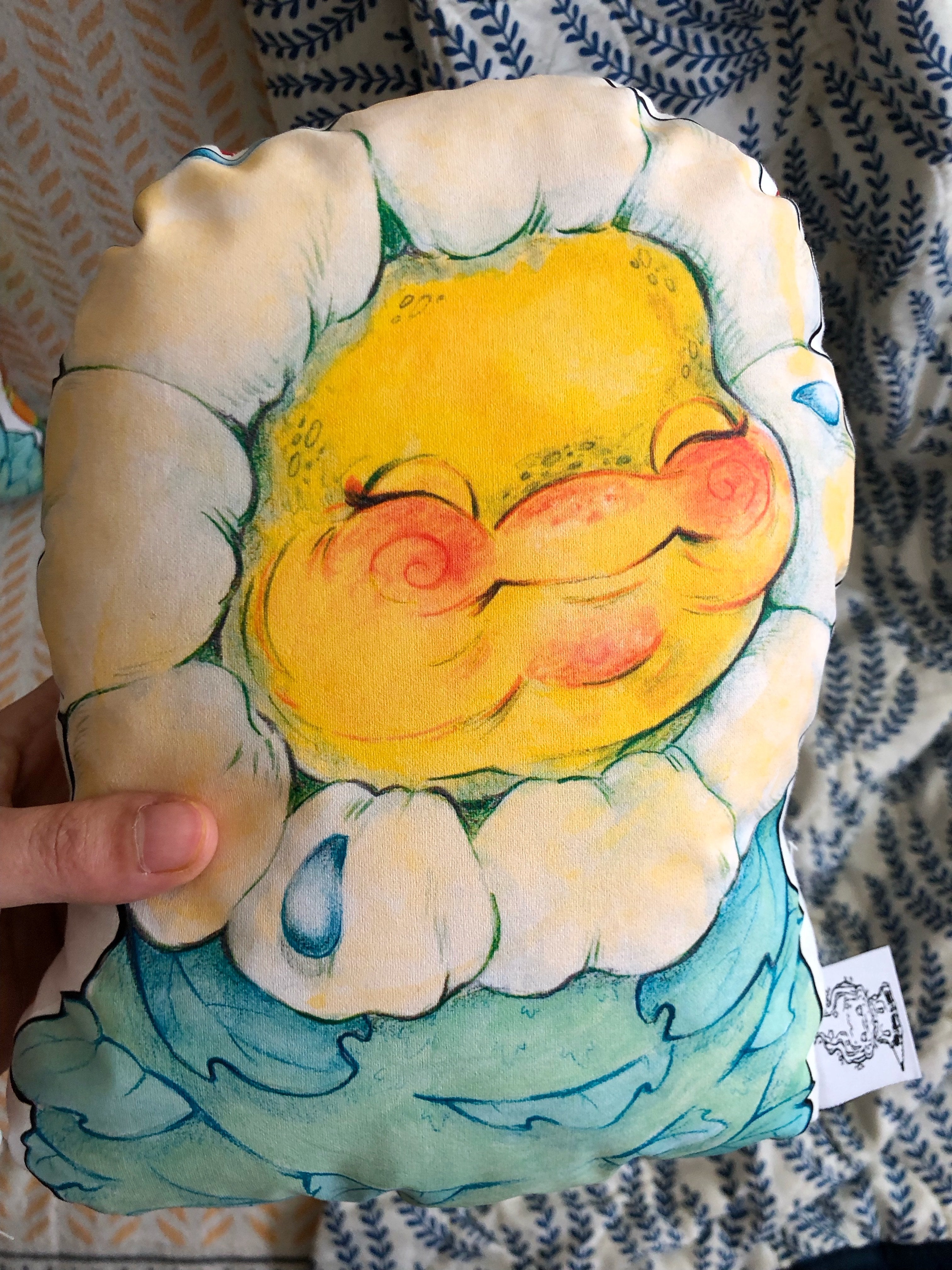 Muñeco de tela "margarita"