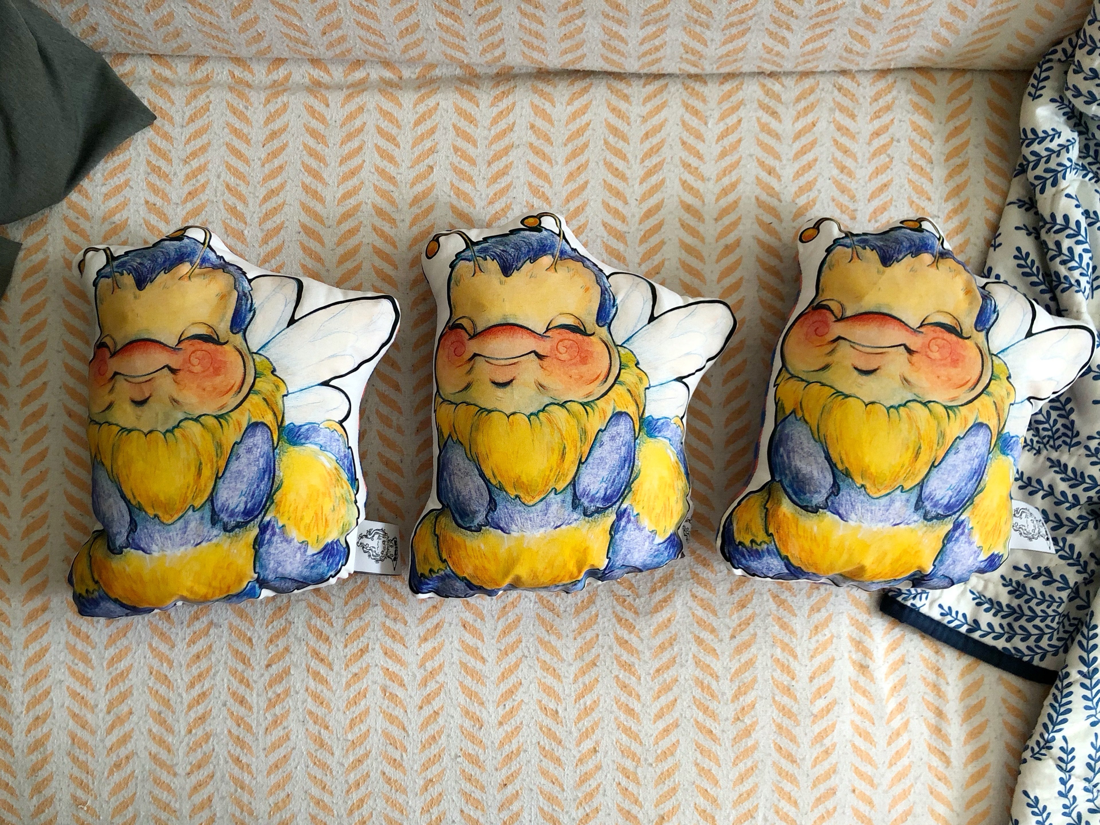 Muñeco de tela "abeja"
