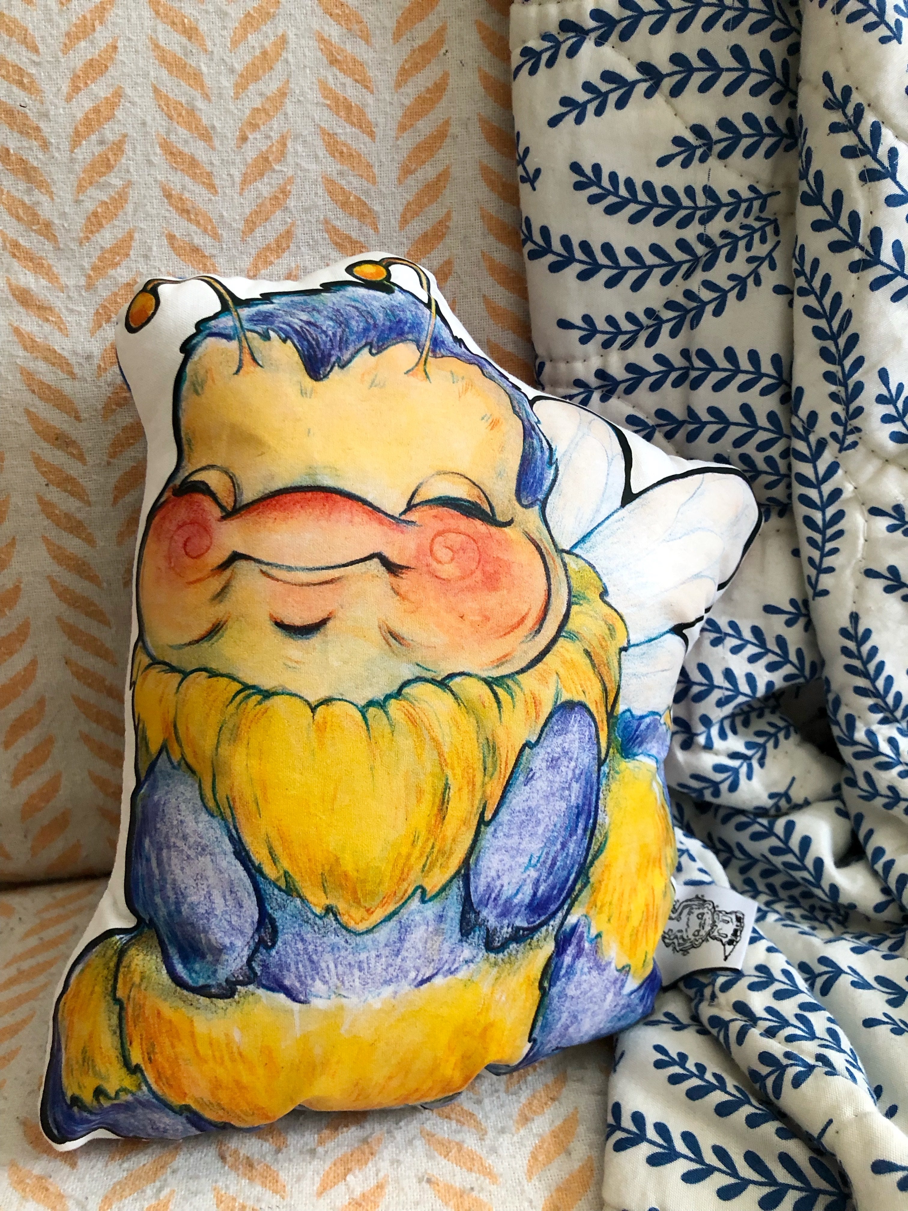 Muñeco de tela "abeja"