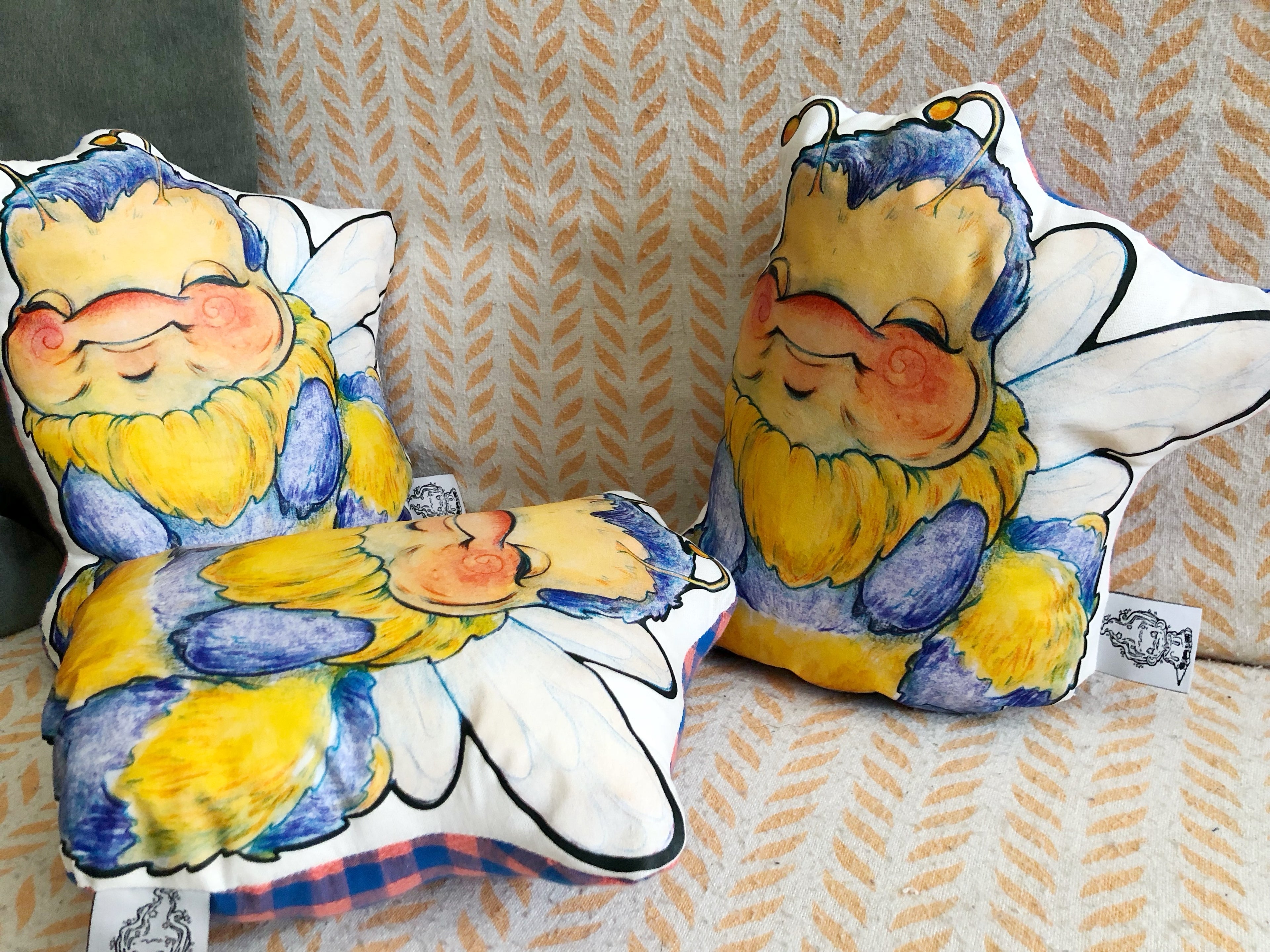 Muñeco de tela "abeja"