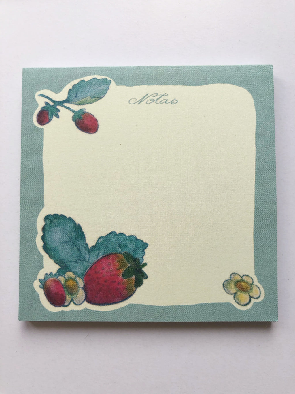 Bloc de notas "fresas"