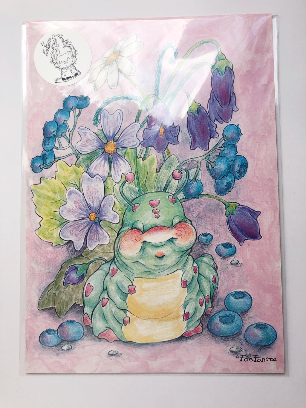Printed sheet "caterpillar"