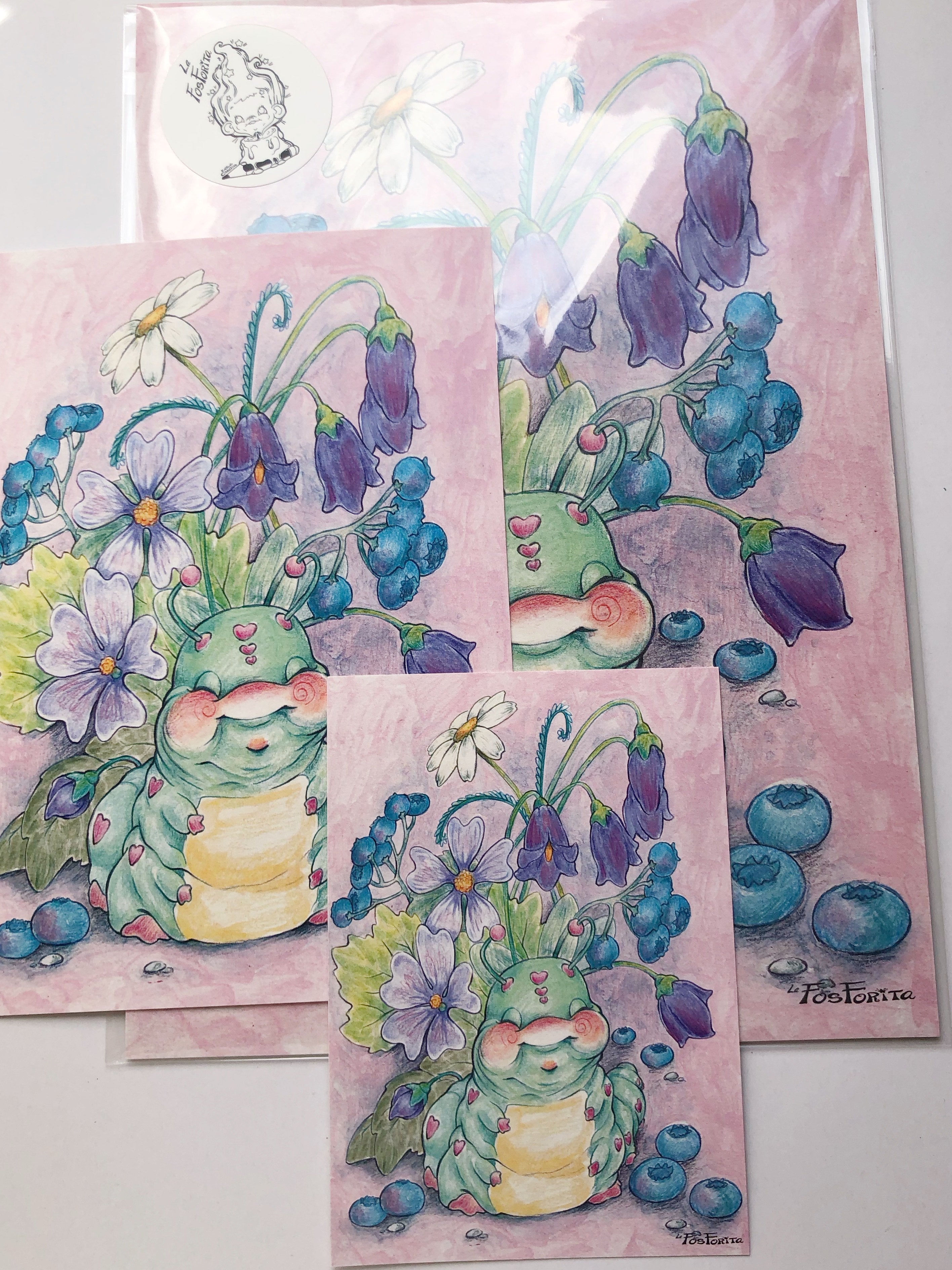 Printed sheet "caterpillar"