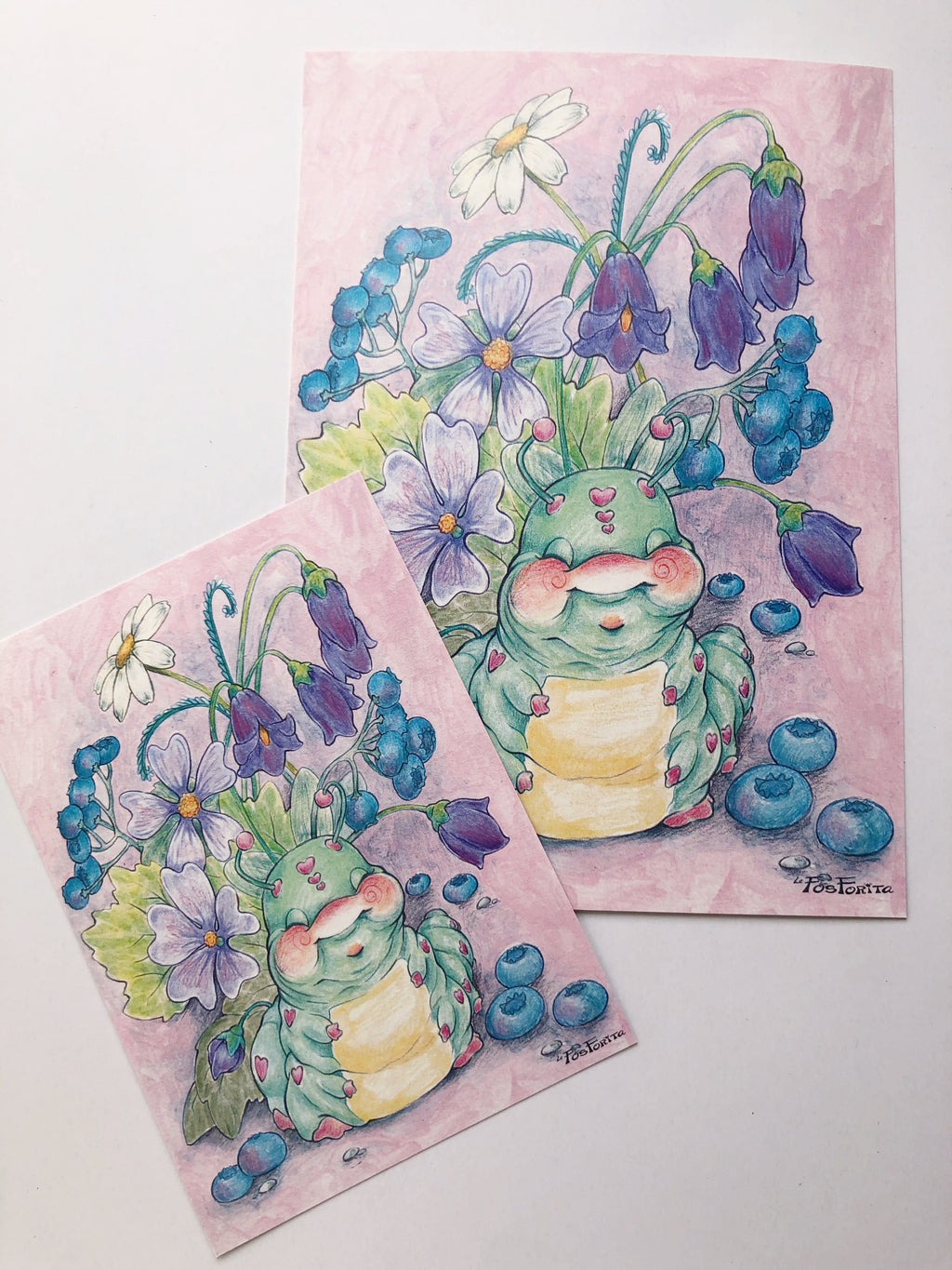 Printed sheet "caterpillar"