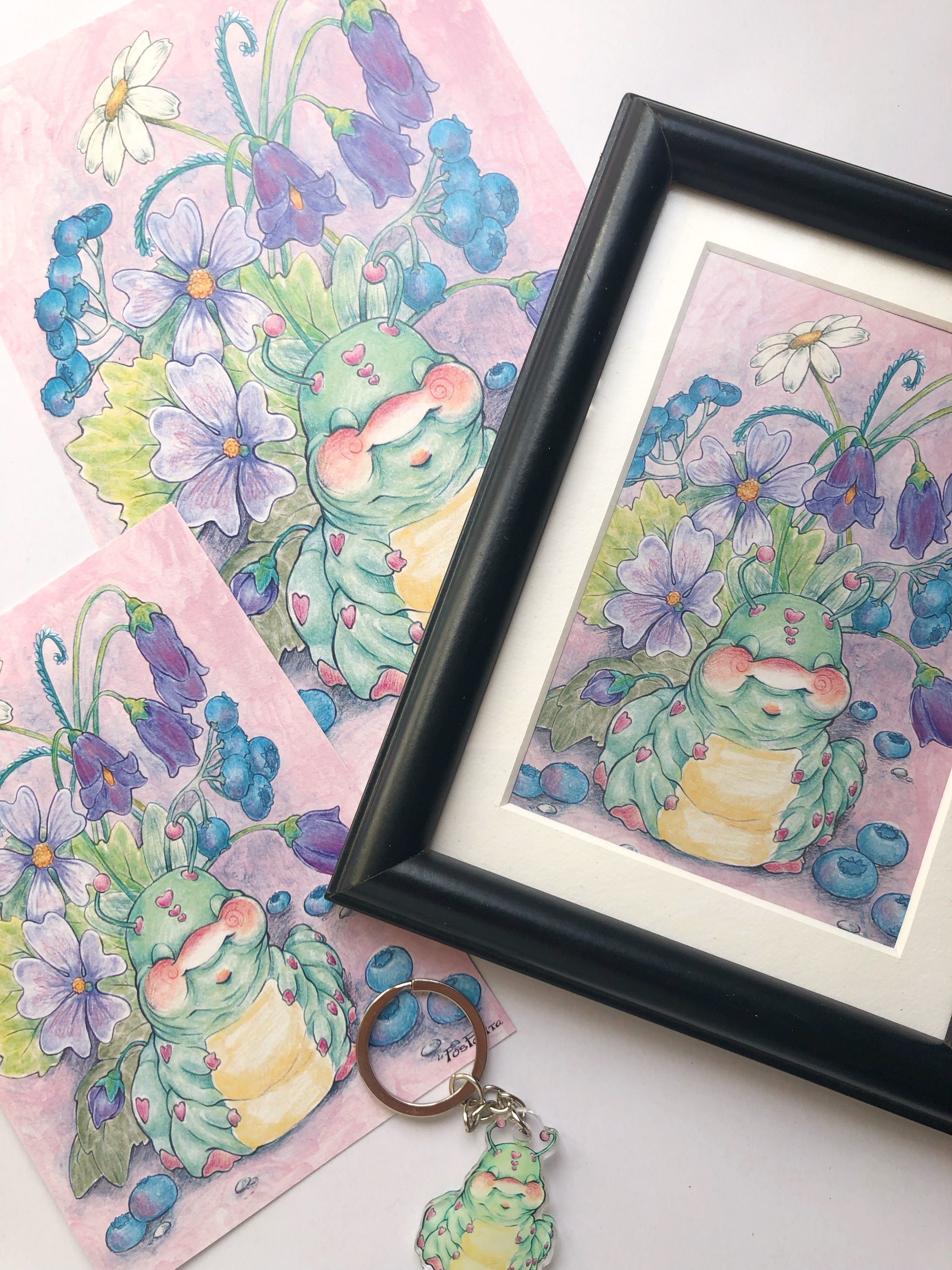Printed sheet "caterpillar"