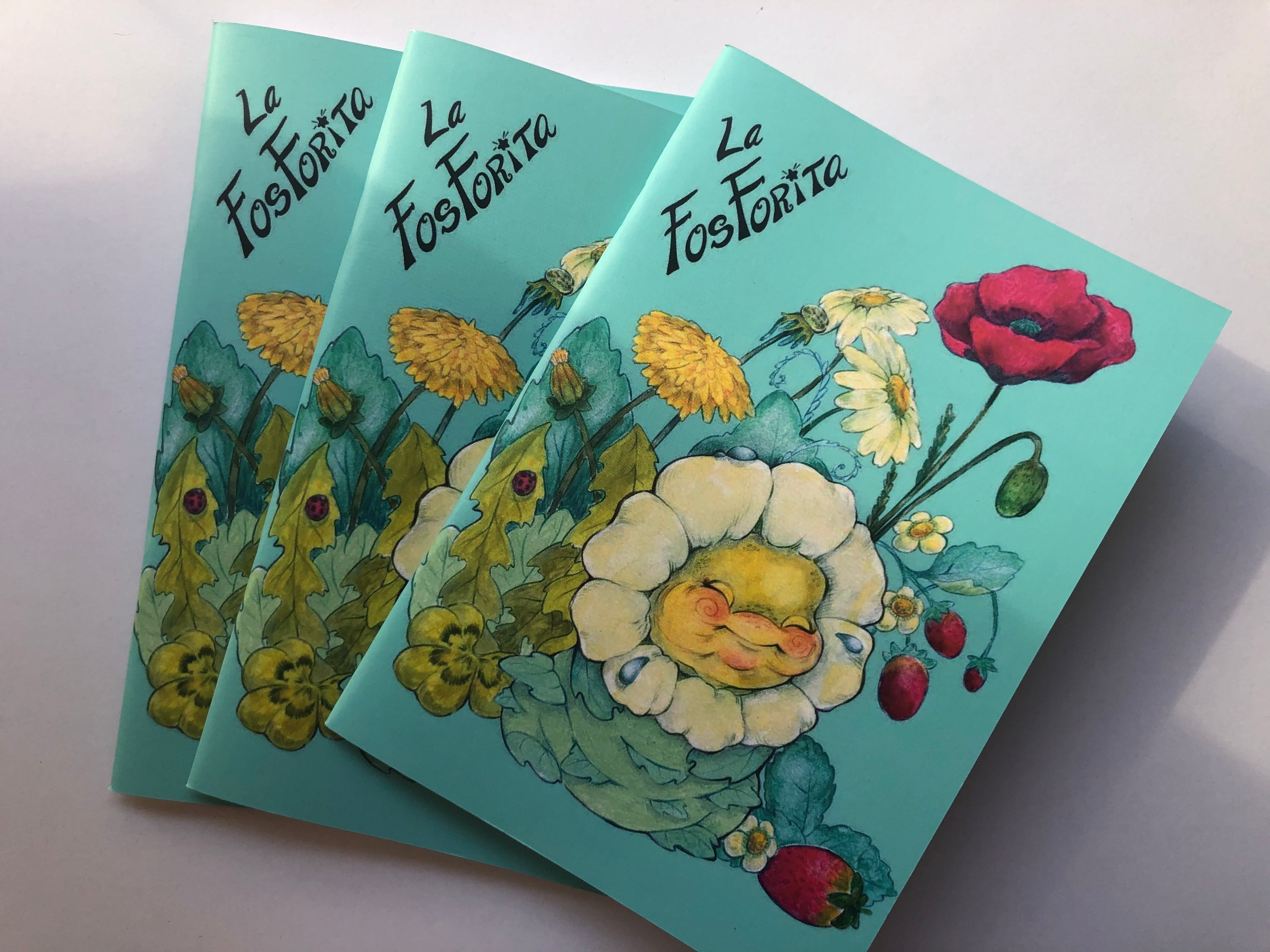 Cuaderno grapado "margarita"