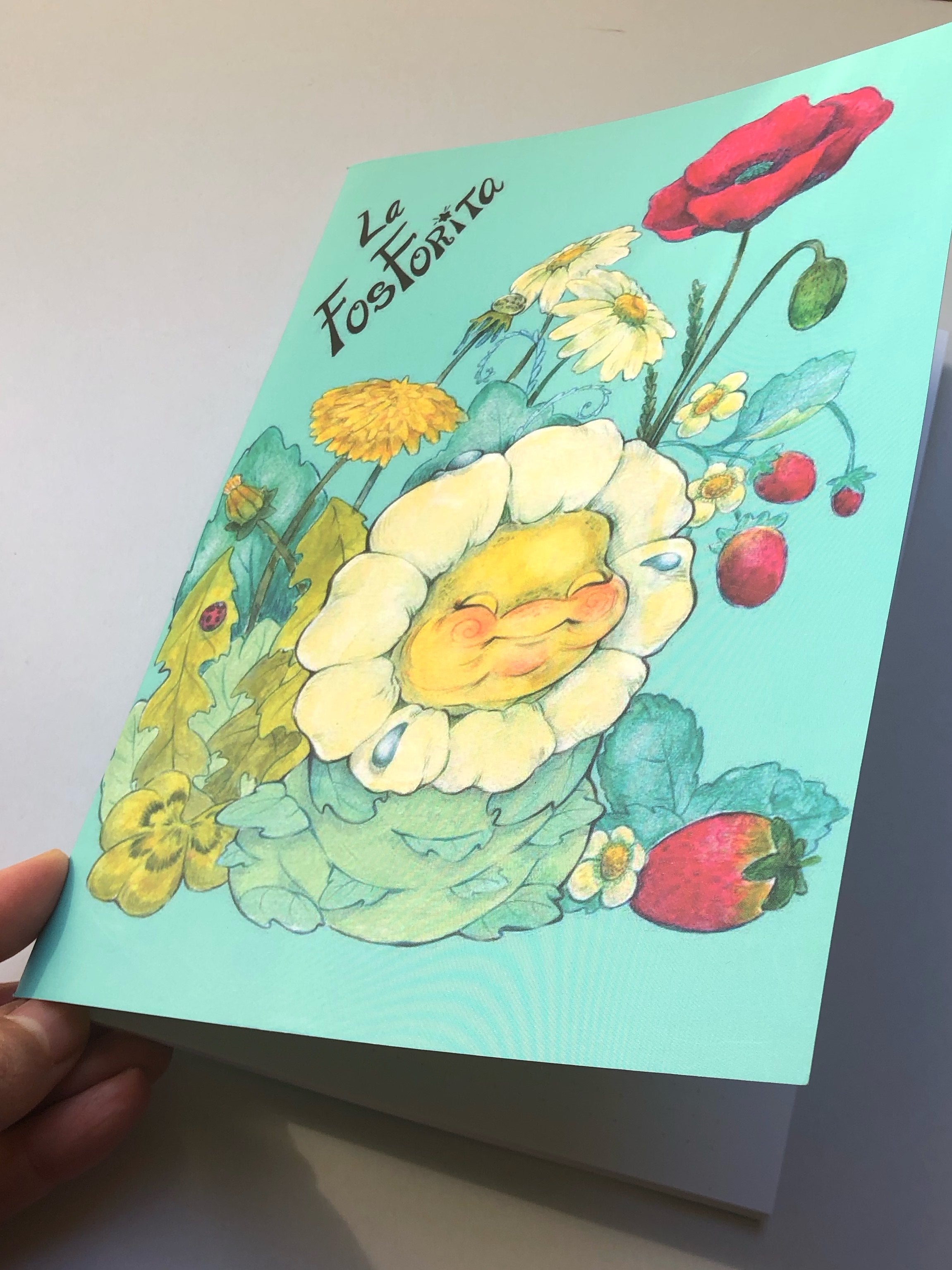 Cuaderno grapado "margarita"