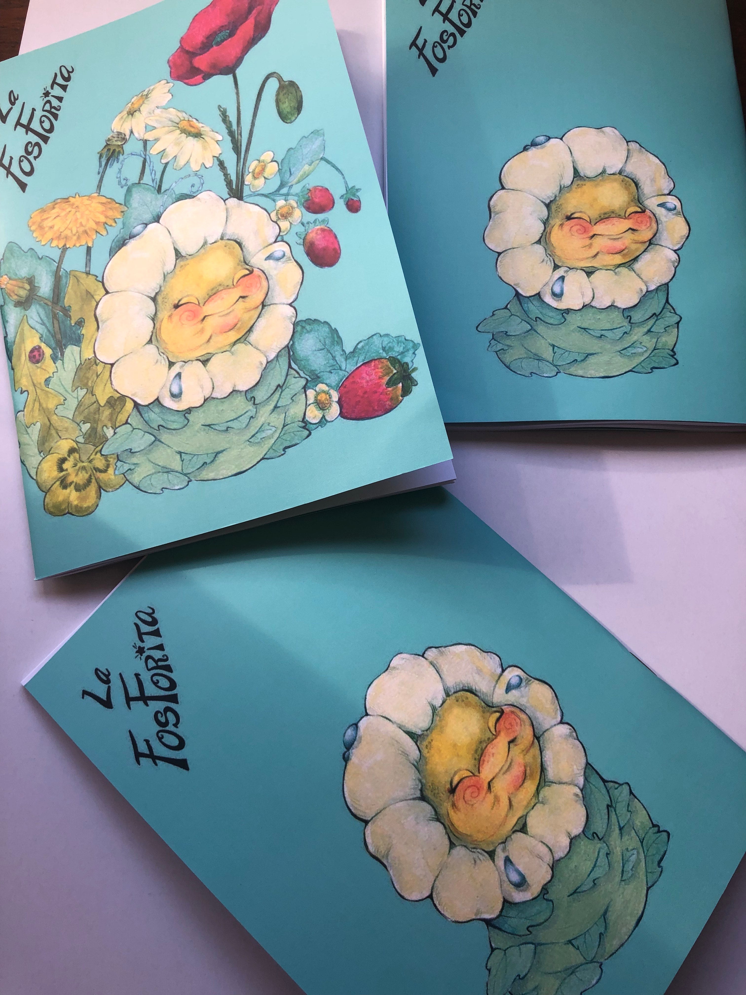 Cuaderno grapado "margarita"