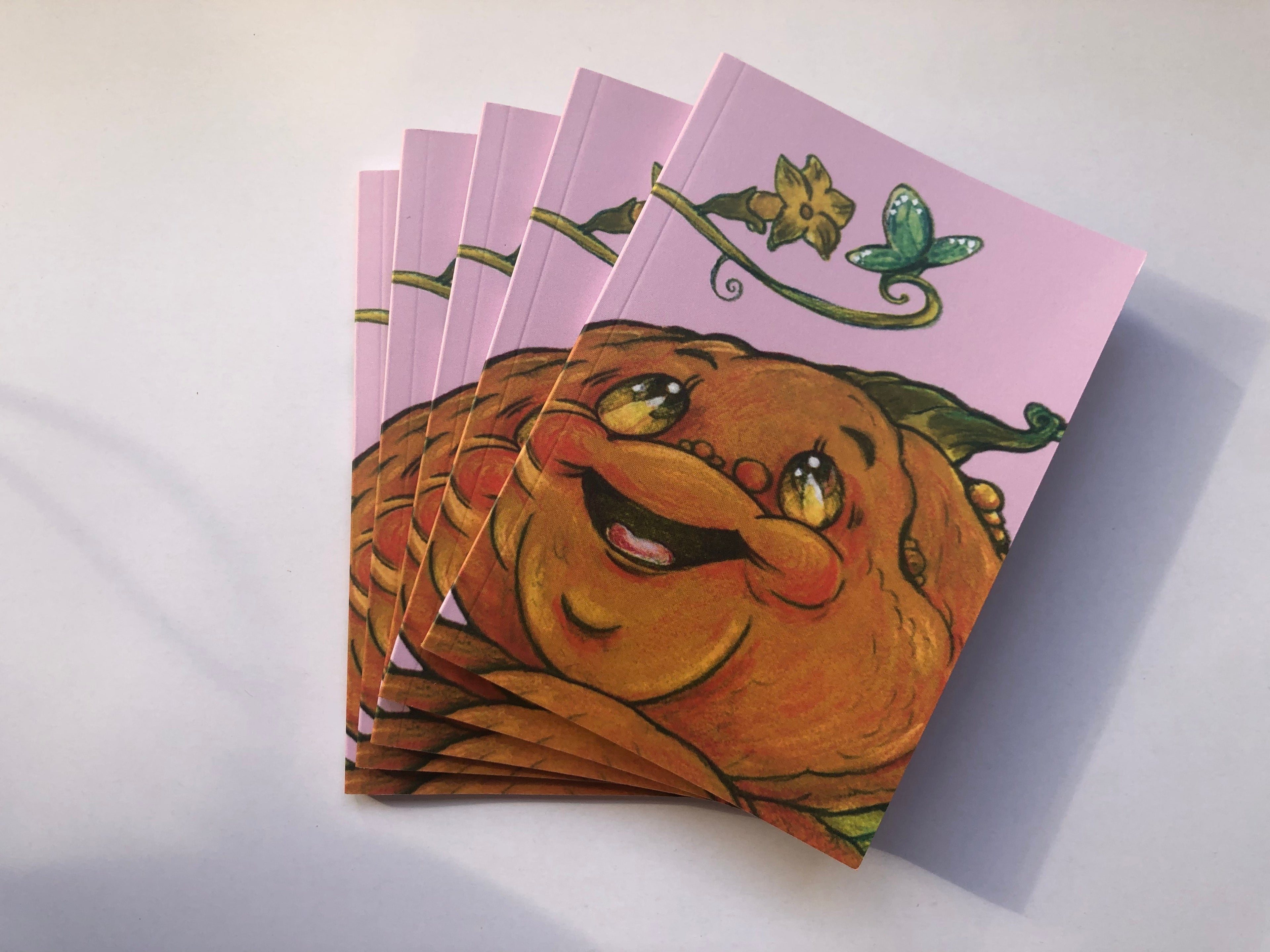 Cuaderno encolado "calabaza"