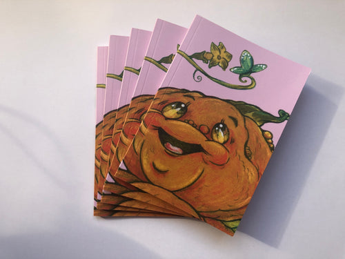 Cuaderno encolado "calabaza"