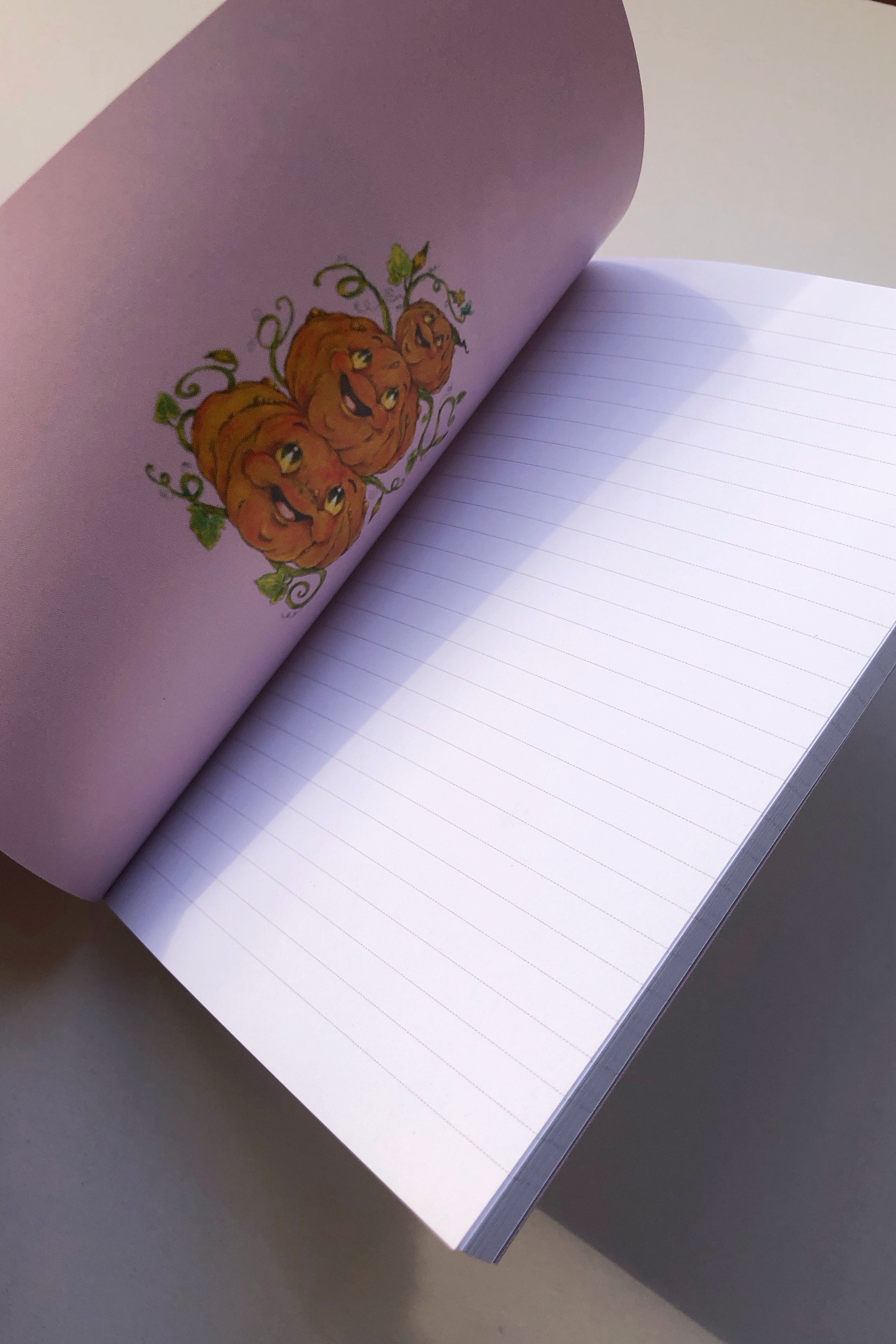 Cuaderno encolado "calabaza"