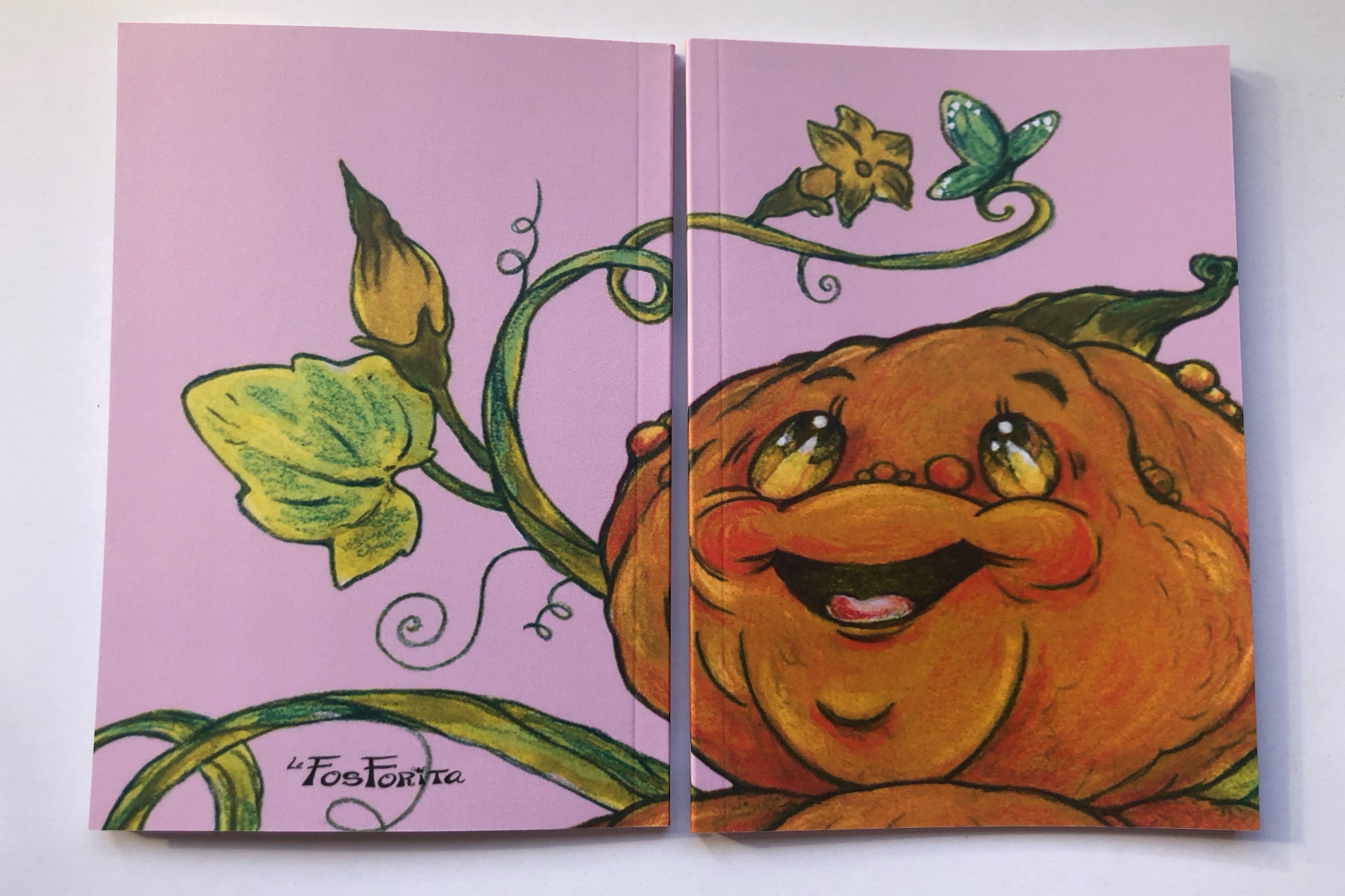 Cuaderno encolado "calabaza"