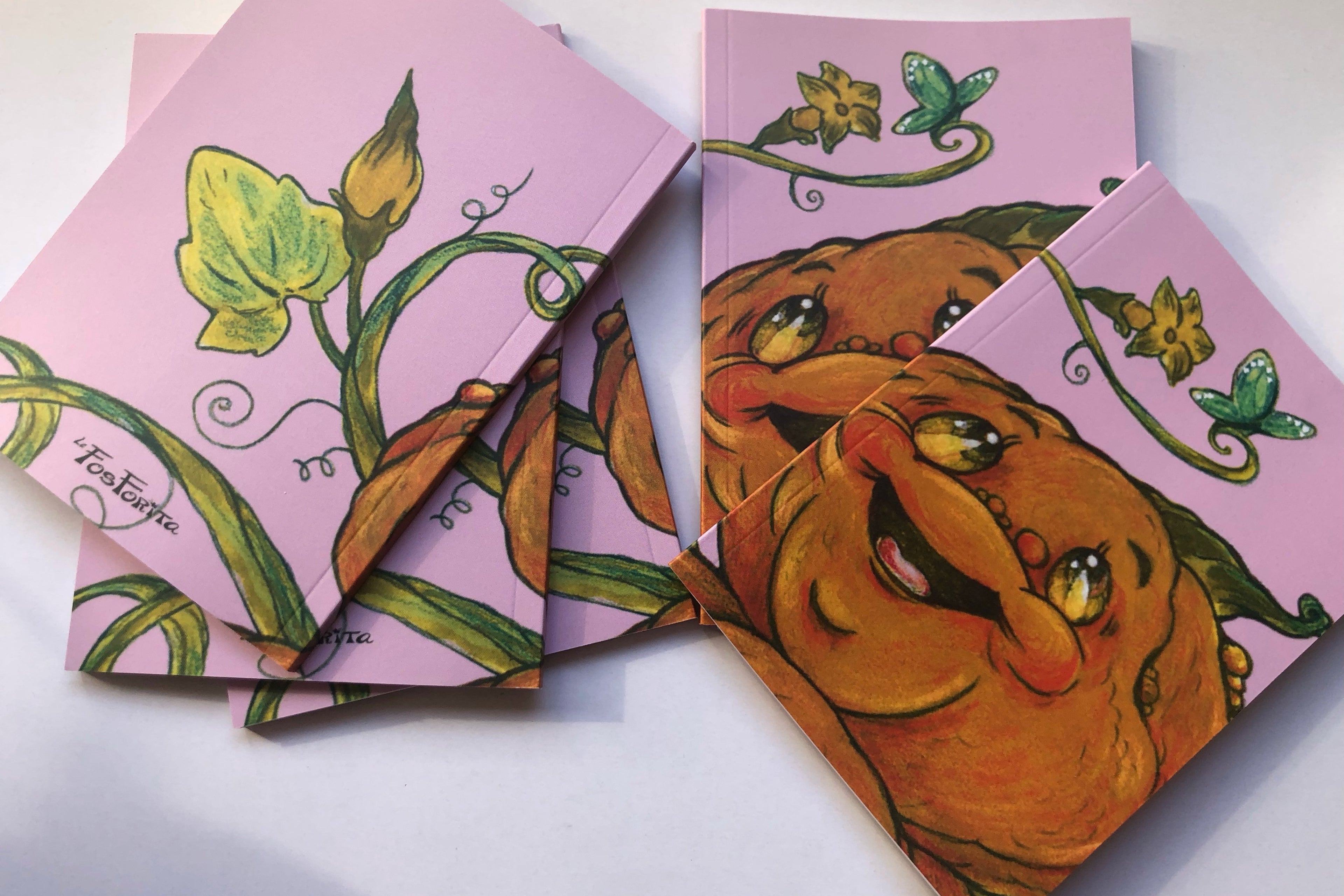 Cuaderno encolado "calabaza"